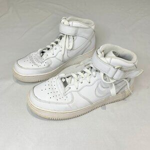 Nike Air Force 1 High ’07 White Leather Men’s Size 8 Basketball Sneakers Shoes